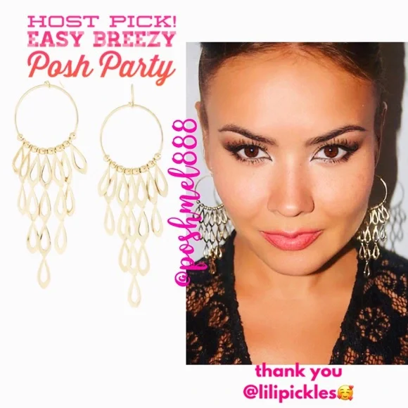 Stella & Dot | Exotically Gorgeous WHITE GOLD Vintage Retired Tigress Ea… - Picture 3 of 11